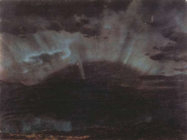 Frederic E.Church Aurora Borealis,Mt.Desert Island,from Bar Harbor,Maine oil painting image